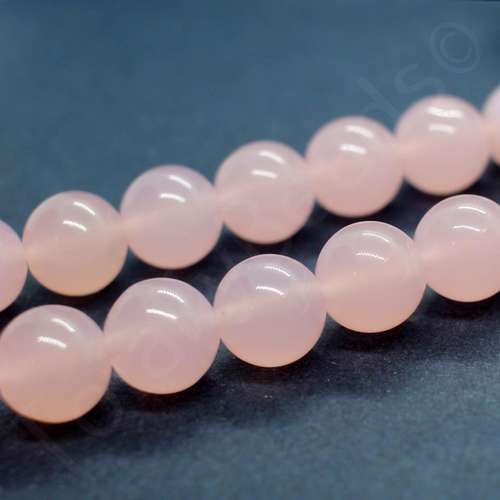 Opal Pink Round Beads - 12mm