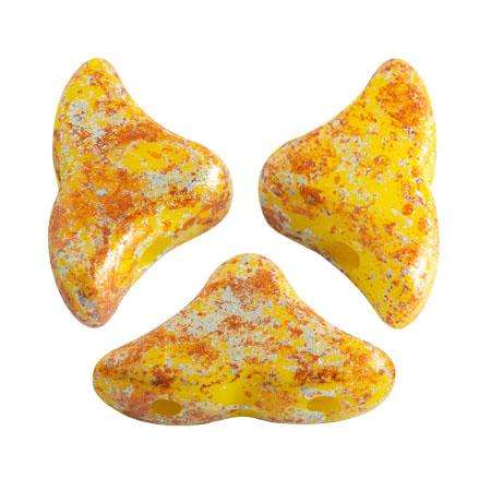 Helios Puca Beads 10g - Opq Jonquil Tweedy