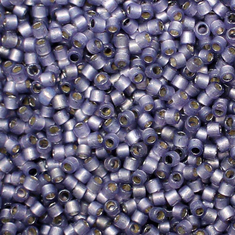 Toho Treasure Size 11 5g - PF Silver Lined Milky Tanzanite