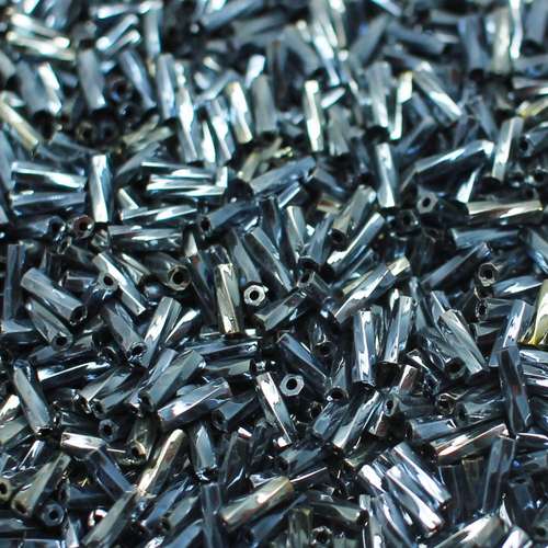 FGB glass seed beads hematite 50g — 50g pack, ideal for bead weaving, embroidery, and jewelry making
