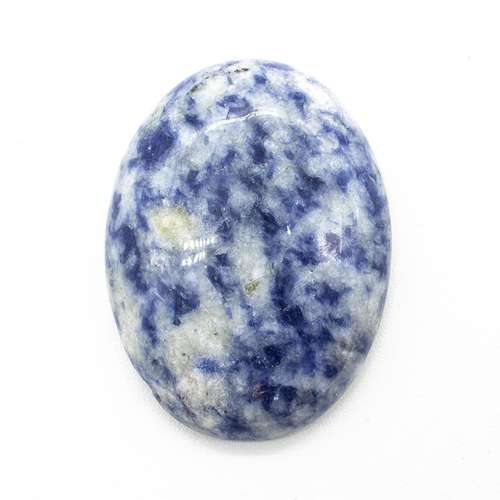 40mm resin druzy bead oval sodalite 40mm — sparkling cabochon-style stone ideal for jewelry making, pendants, and craft designs