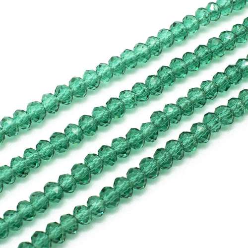 3mm crystal beads light fern green-, pack of 150 — faceted for jewelry making and beadwork