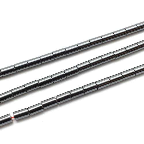 4x6mm hematite beads — for jewelry making, crafting, and beadwork projects