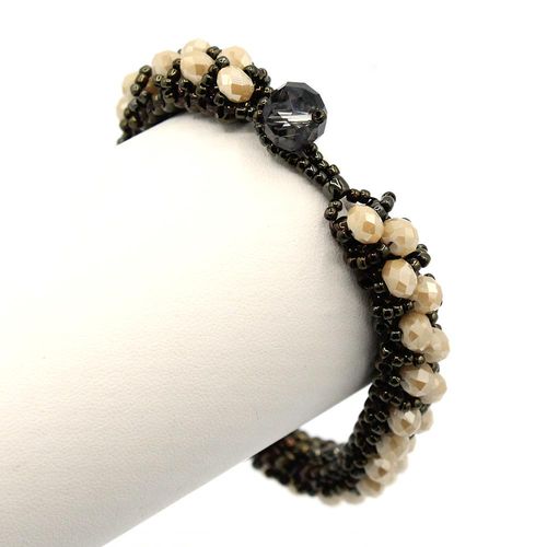 Grace Bracelet Makes 2 iris sand bracelet making kit — DIY set with beads and instructions for creating handmade jewelry