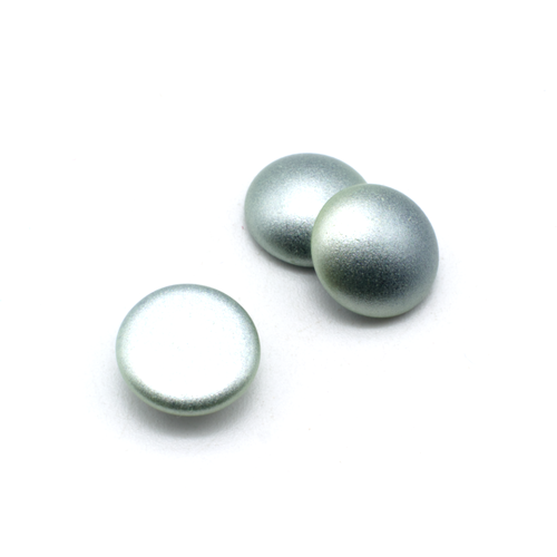 Par Puca Cabochon - 14mm - Metallic Mat Beige