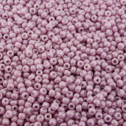 Toho Size 11 Seed Beads 10g - Opaque Lust. Pale Mauve