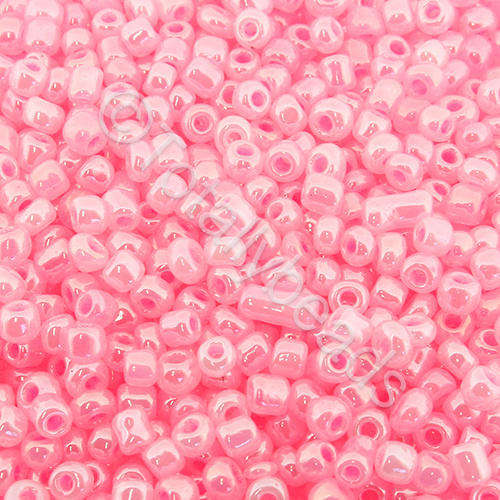 Seed Beads Pearl Shine Pink - Size 8 100g