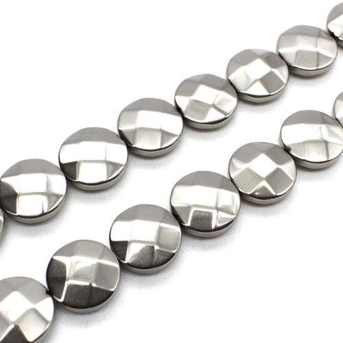 12mm hematite beads — for jewelry making, crafting, and beadwork projects