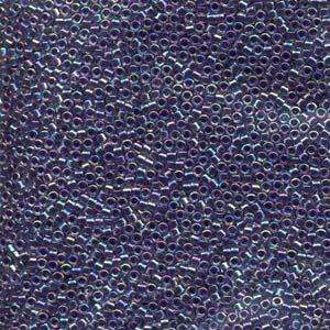 size 11 Miyuki Delica seed beads lined light violet db059 5g — 5g pack, premium Japanese cylinder beads perfect for bead weaving, embroid…