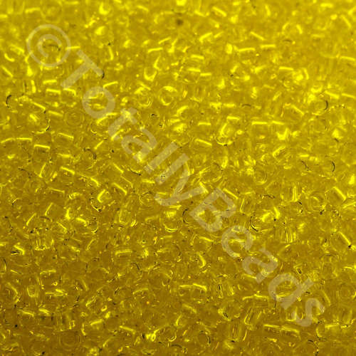 Toho Size 11 Seed Beads 10g - Transparent Lemon