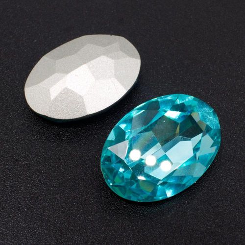 Crystal Rivoli 22mm Oval Aqua for jewellery making