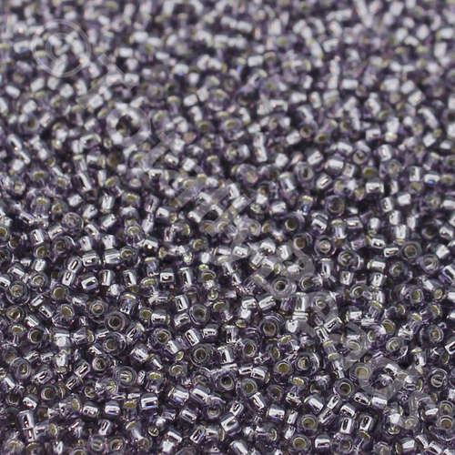 Toho Size 15 Seed Beads 10g - Silver Lined Tanzanite