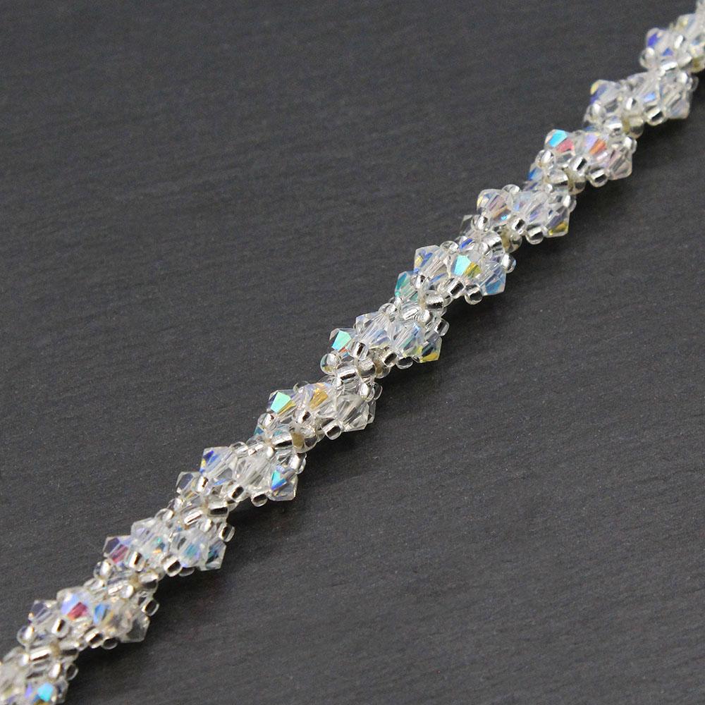 Seraphina Bracelet crystal bracelet making kit — DIY set with beads and instructions for creating handmade jewelry