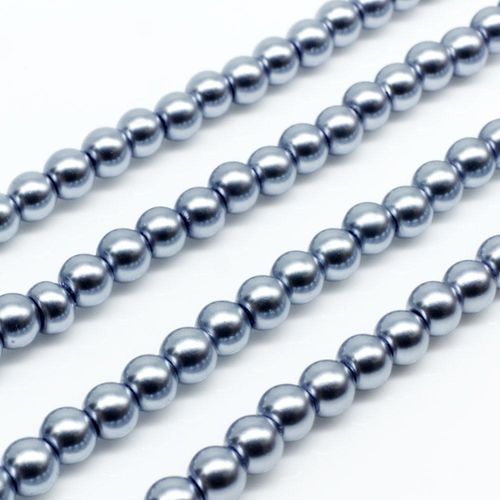 Glass Pearl Round Beads 4mm - Lagoon