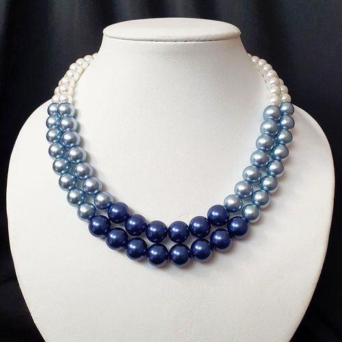 Lillian Necklace, Bracelet & Earrings blue lagoon bracelet making kit — DIY set with beads and instructions for creating handmade jewelry