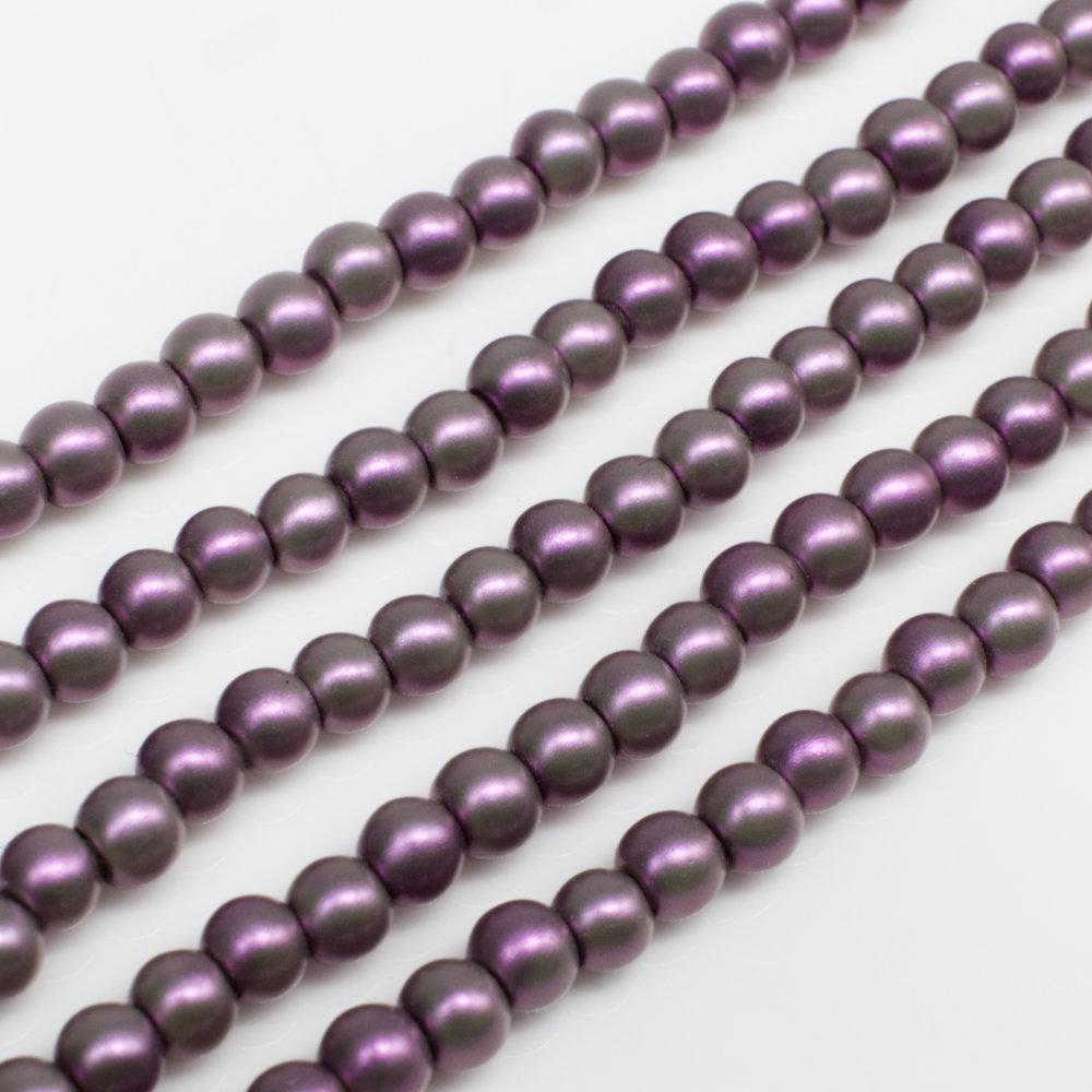 lavender pearl beads