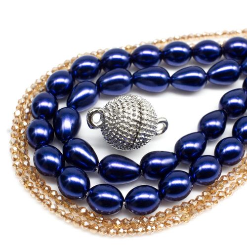 BC Week 36 Cartwheel Brilliant Blue 1 x 12mm for jewellery making