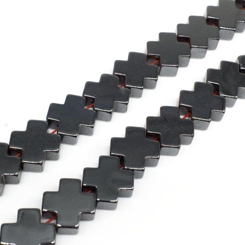 12mm hematite beads — for jewelry making, crafting, and beadwork projects