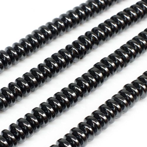 6mm hematite beads — for jewelry making, crafting, and beadwork projects