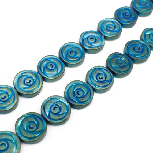12mm hematite beads — for jewelry making, crafting, and beadwork projects