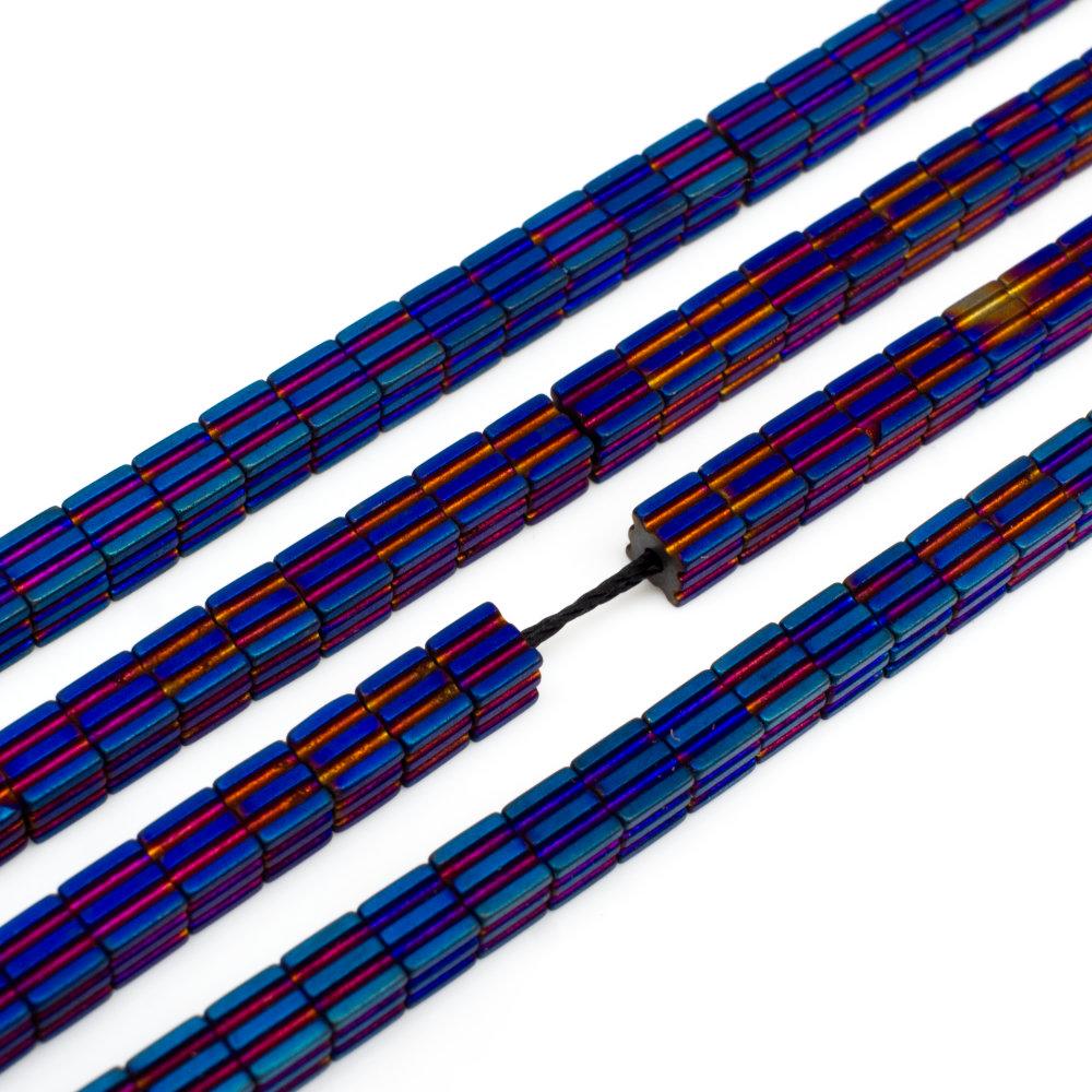 5mm hematite cube — for jewelry making, crafting, and beadwork projects