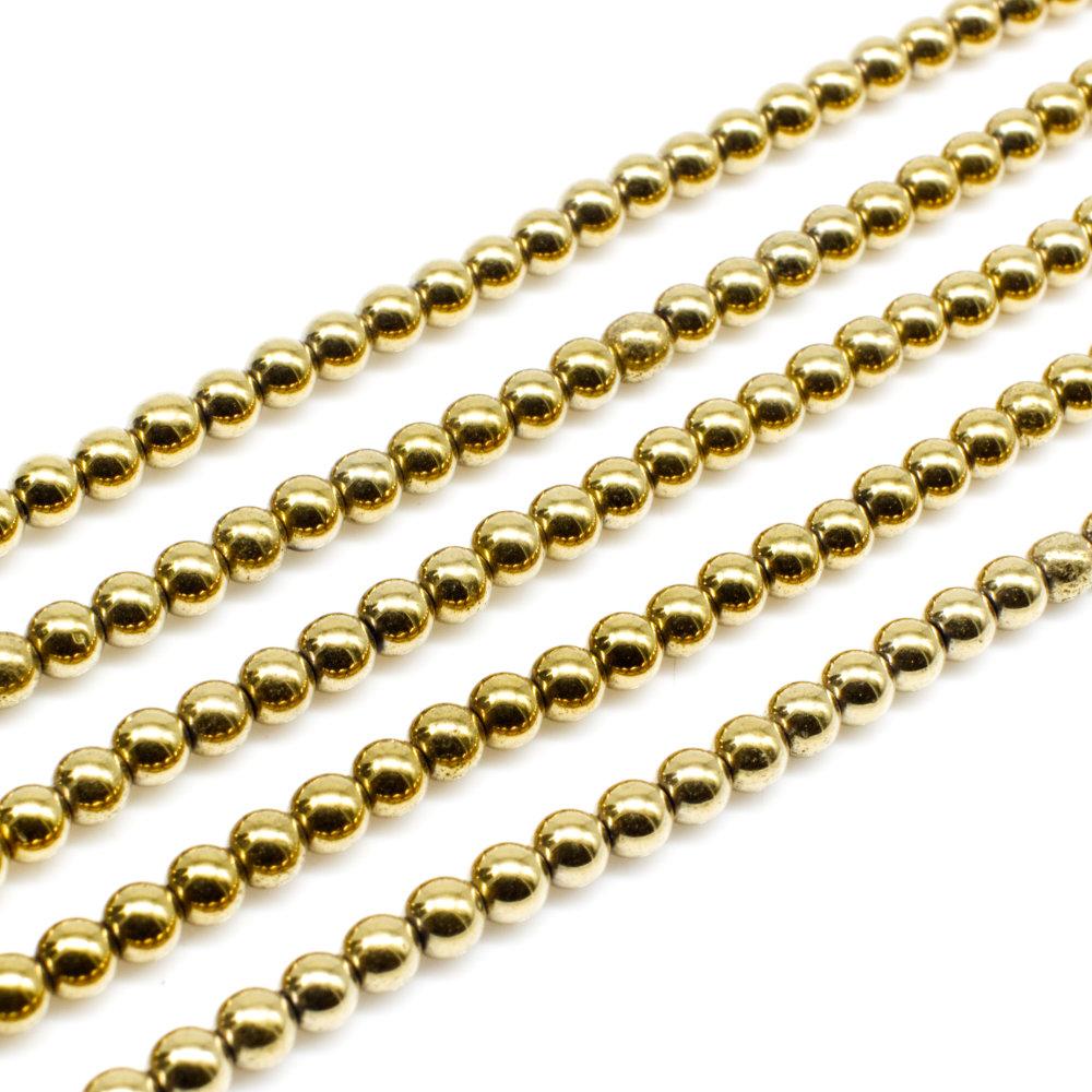 3mm hematite beads — for jewelry making, crafting, and beadwork projects