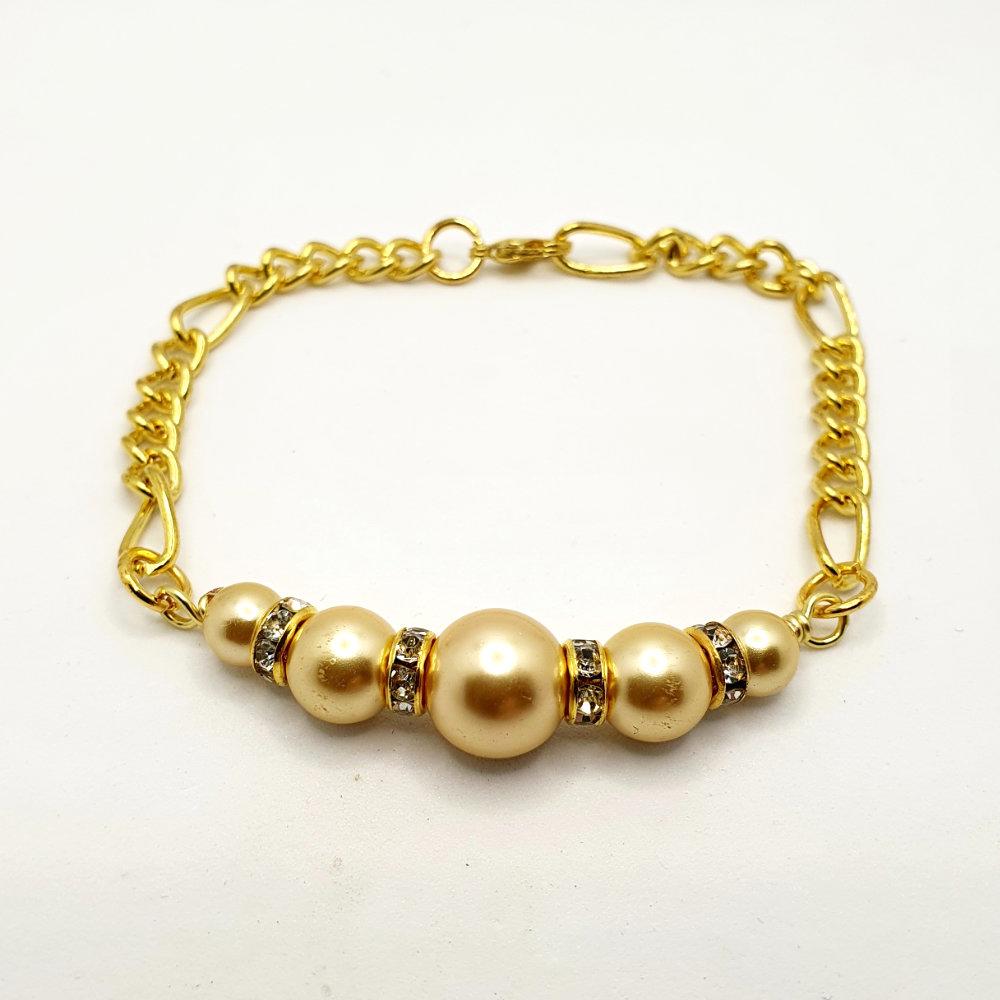 Camilla Jewellery Kit golden haze jewelry making kit — DIY set with beads and instructions for creating handmade jewelry