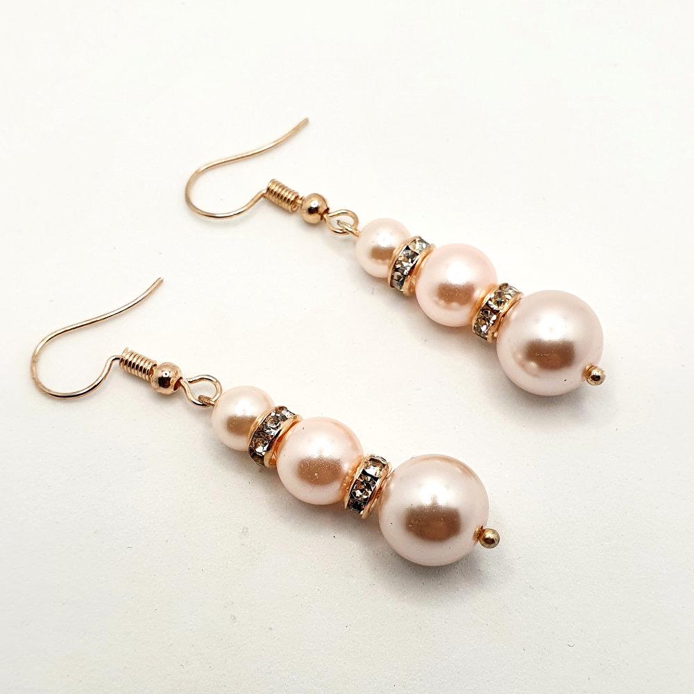 Camilla Jewellery Kit rose pink jewelry making kit — DIY set with beads and instructions for creating handmade jewelry