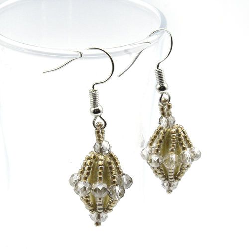 Elora Jewellery Set dusty diamond jewelry making kit — DIY set with beads and instructions for creating handmade jewelry