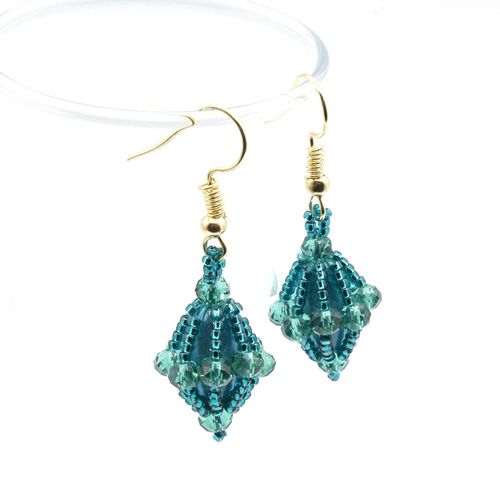 Elora Jewellery Set totally teal jewelry making kit — DIY set with beads and instructions for creating handmade jewelry