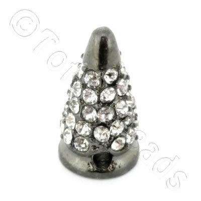 Shamballa Cone - Black 1pc