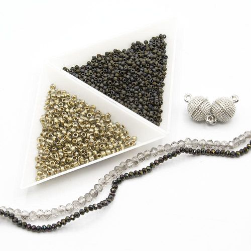 BC 2023 WK 3: Cubic Right Angle Weave Charcoal Shadow 3x4mm for jewellery making