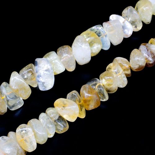 resin druzy bead citrine 15" string — sparkling cabochon-style stone ideal for jewelry making, pendants, and craft designs