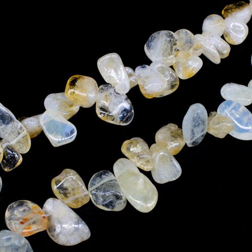 12mm resin druzy bead citrine 15" string — sparkling cabochon-style stone ideal for jewelry making, pendants, and craft designs