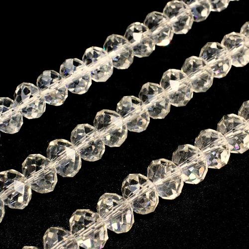 8mm crystal beads lt lemon chiffon, pack of 70 — faceted for jewelry making and beadwork