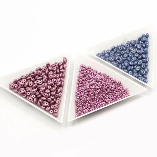 BC 2023 WK 11 : SuperDuo Bracelet Rouge Blue 5x2mm for jewellery making