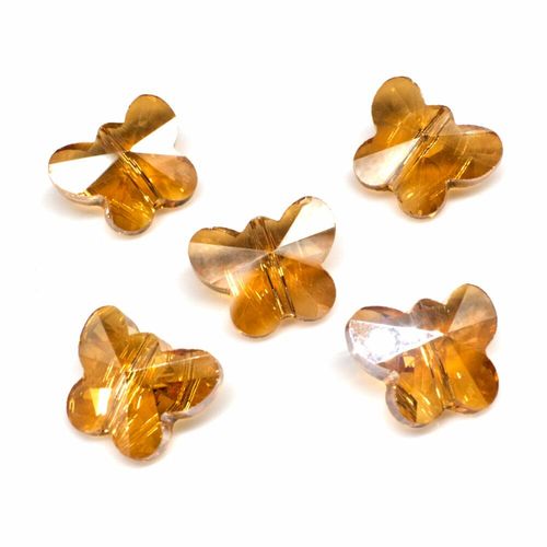 12mm crystal beads auburn 14x12mm 8pc — faceted for jewelry making and beadwork
