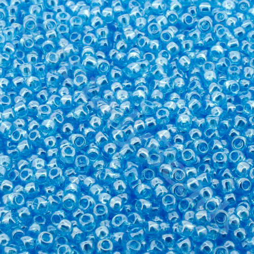 Toho Size 11 Seed Beads 10g - Trans Lustered Aquamarine