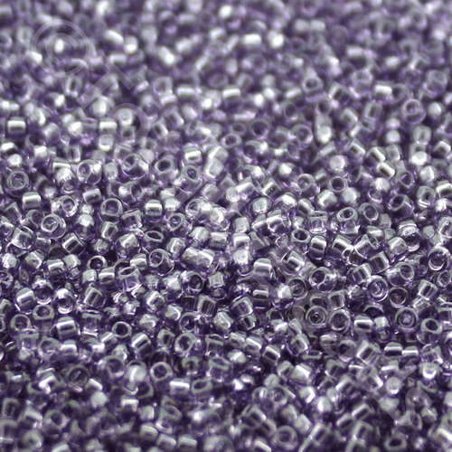 Toho Size 15 Seed Beads 10g - Transparent Sugar Plum