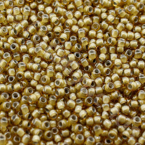 Toho Size 11 Seed Beads 10g - Inside Colour Topaz Lt Grey