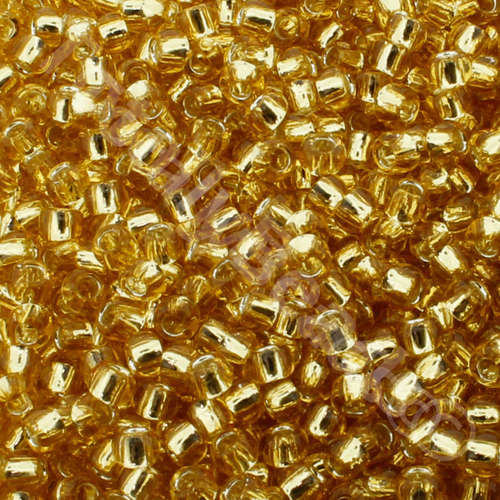 Toho Size 8 Seed Beads 10g - Silver Light Topaz