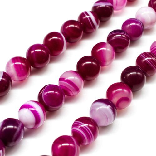 8mm resin druzy bead round 8mm fuschia 15" inch — sparkling cabochon-style stone ideal for jewelry making, pendants, and craft designs