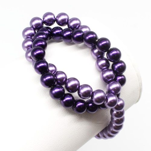 Emily Bracelet Makes 2 wisteria velvet bracelet making kit — DIY set with beads and instructions for creating handmade jewelry