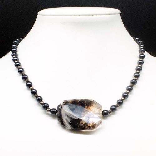 Tessa Necklace smoke necklace making kit — DIY set with beads and instructions for creating handmade jewelry