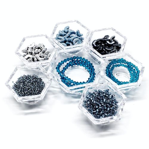 BC 2023 WK 44 Oh! Bella Par Puca Pendant Met Blue Hematite 4mm for jewellery making