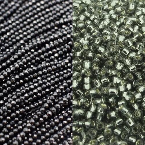 BC24 WK 5 Chenille Bracelet Black Diamond for jewellery making
