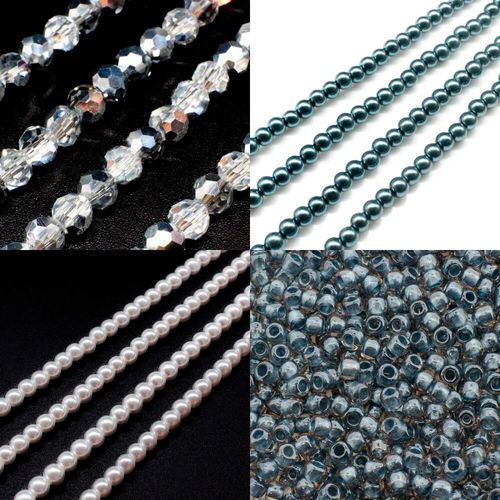 BC24 WK33 Bracelet Half Silver 6mm for jewellery making