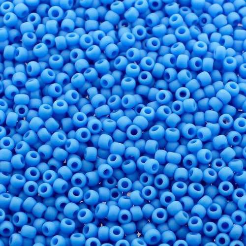 Toho Size 11 Seed Beads 10g - Opq Frost Cornflower