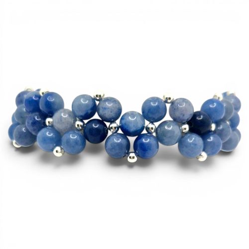 Elody Gemstone Bracelet Blue Aventurine for jewellery making