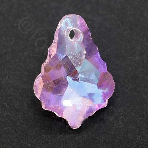 16mm crystal beads pink — faceted for jewelry making and beadwork